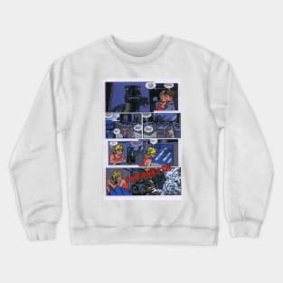 velociraptors en la cocina comic Crewneck Sweatshirt